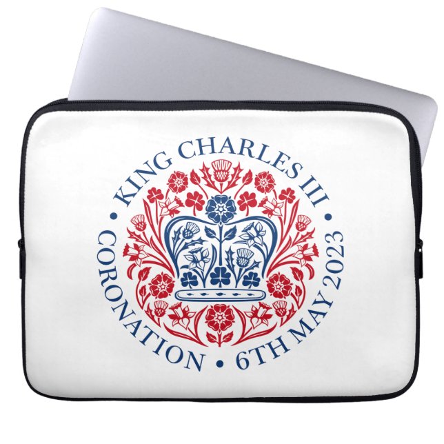 Funda Para Portátil King Charles III Coronation (Frente)