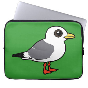 Funda Para Portátil Kittiwake de patas rojas de Birdorable