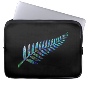 FUNDA PARA PORTÁTIL KIWI NEW ZEALAND FERN PAUA