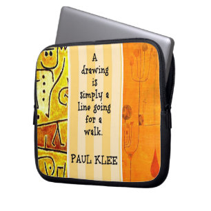Funda Para Portátil Klee - Cita y pinturas