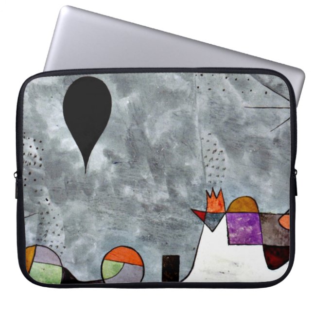 Funda Para Portátil Klee - Invierno, pintura popular, (Frente)