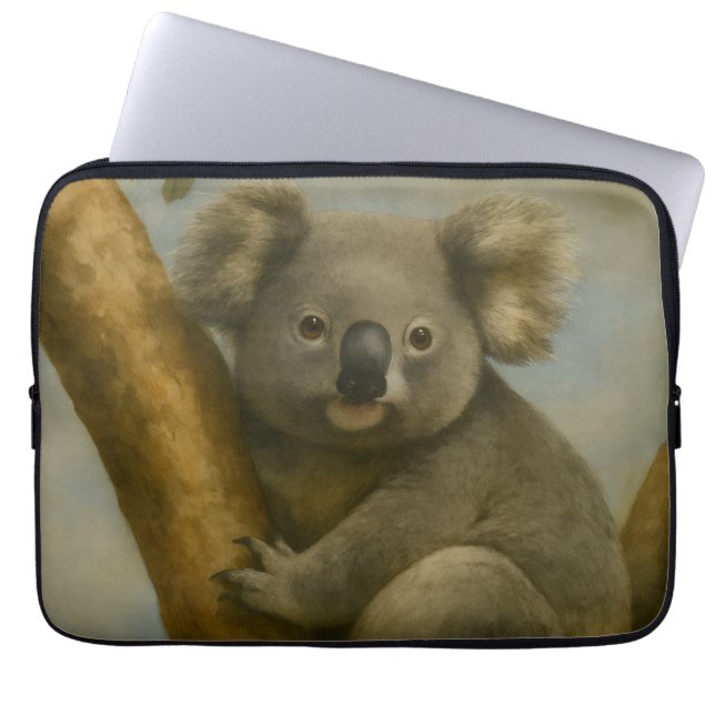 Funda Para Portátil Koala en una luz tranquila (Frente)