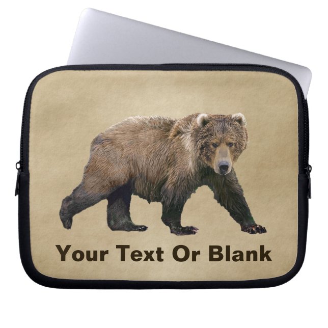 Funda Para Portátil Kodiak Bear (Frente)