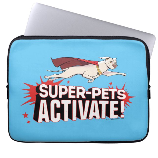 Funda Para Portátil Krypto: ¡Los superMascotas activan! (Frente)