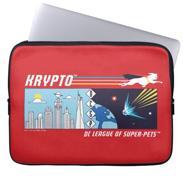Funda Para Portátil Krypto Outer Space to Metropolis (Frente)