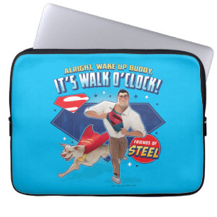 Funda Para Portátil Krypto y Superman - ¡Es Walk O'Clock!