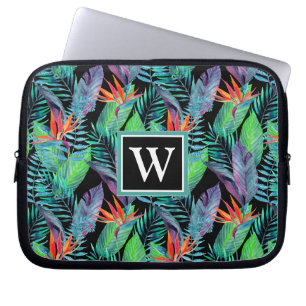 Funda Para Portátil La ave del paraíso de la acuarela el añade su