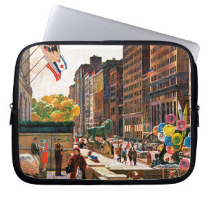 Funda Para Portátil La avenida de Michigan, Chicago de Juan vacila