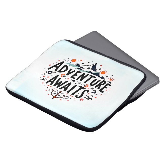Funda Para Portátil La aventura espera (Superior anverso)