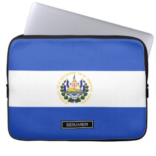 Funda Para Portátil La bandera de El Salvador