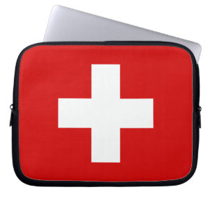 Funda Para Portátil La bandera de Suiza