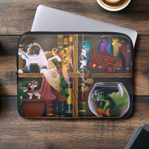 Funda Para Portátil La biblioteca de fantasías de Wizards
