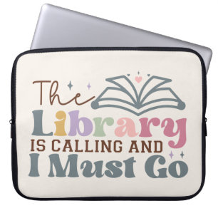 Funda Para Portátil La Biblioteca Llama