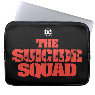 Funda Para Portátil La brigada suicida   Logo rojo y negro
