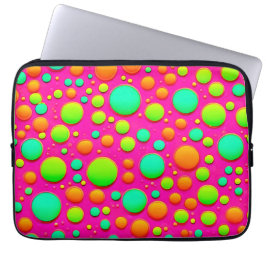 Funda Para Portátil La burbuja vibrante pop del diseño de color