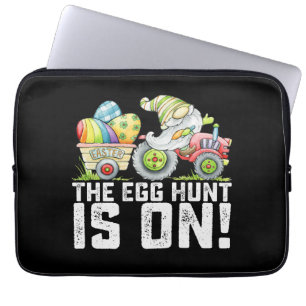Funda Para Portátil La búsqueda de huevos está en gnomo divertido Pasc