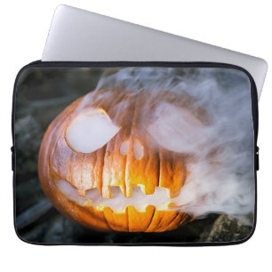 Funda Para Portátil La cabeza de la linterna de Jack-o-Lantern del jin