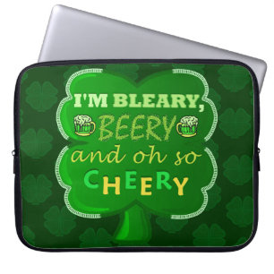 Funda Para Portátil La cerveza del Día de San Patricio