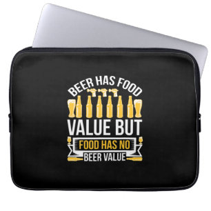 Funda Para Portátil La cerveza tiene valor alimentario Cumpleaños