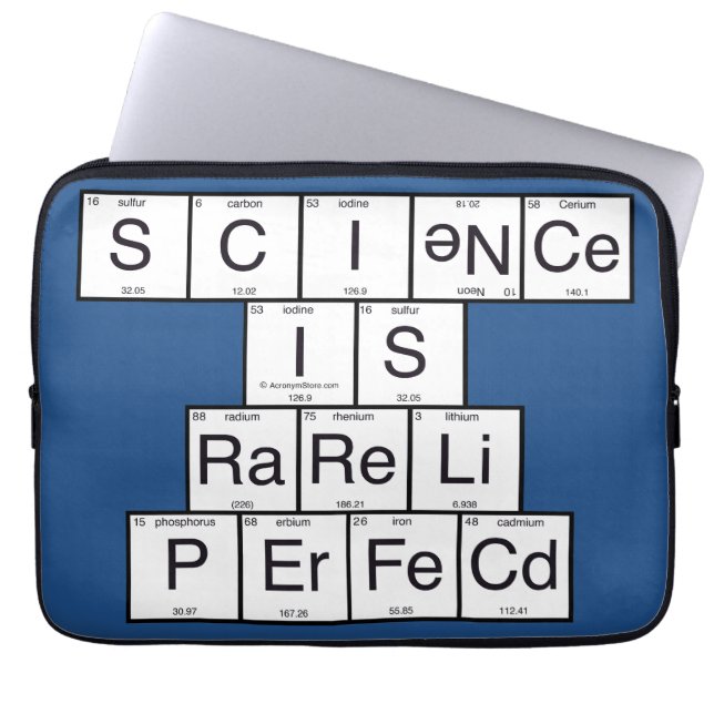 Funda Para Portátil La ciencia es raramente perfecta (Frente)