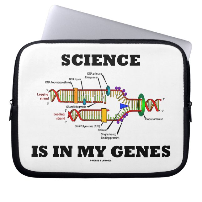 Funda Para Portátil La ciencia está en mis genes (la réplica de la (Frente)
