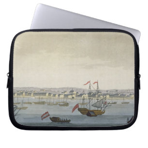 Funda Para Portátil La ciudad de Paramaribo (grabado del color)