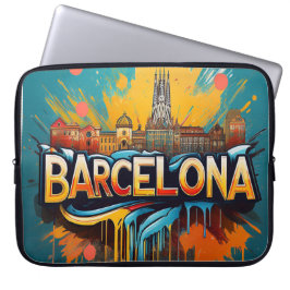 Funda Para Portátil La ciudad del fútbol y el sol