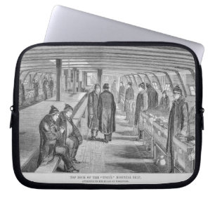 Funda Para Portátil La cubierta superior del "une" el buque hospital