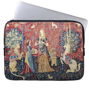 Funda Para Portátil La dama y el unicornio, olores