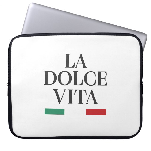 Funda Para Portátil La Dolce Vita Portátil Italiano Sleeve (Frente)