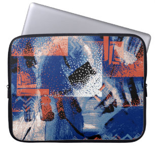 Funda Para Portátil La elegancia del azul despierta admiración en la f