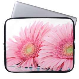 Funda Para Portátil La elegante fotografía de Gerbera Rosa Daisies