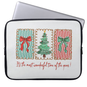 Funda Para Portátil La época más maravillosa del año Coquette Navidad