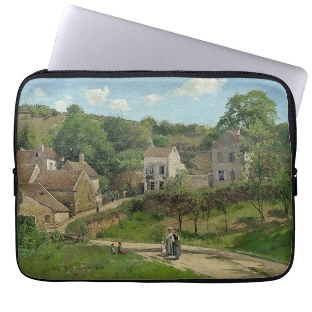 Funda Para Portátil La ermita de Pontoise Camille Pissarro (Frente)