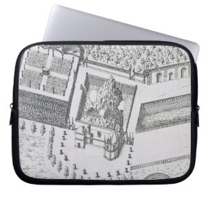 Funda Para Portátil La ermita y el Maison Blanc en el castillo francé