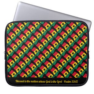 Funda Para Portátil La Escritura Personalizado de GHANA Bendice Laptop