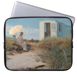 Funda Para Portátil La esposa del artista con la caravana familiar de 