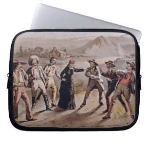 Funda Para Portátil La "fe de la mujer" (litho del color)