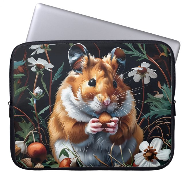 Funda Para Portátil La fiesta de otoño de Hamster (Frente)