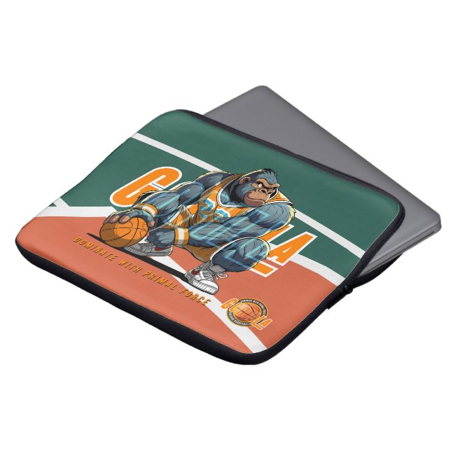 Funda Para Portátil La fuerza primordial del básquetbol | 13" (Superior anverso)