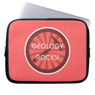 Funda Para Portátil ¡La geología roca! Logo de Rock Hammer