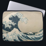Funda Para Portátil La gran ola de Kanagawa<br><div class="desc">La gran ola de Kanagawa,  de la serie '36 Vistas al monte Fuji' | por Katsushika Hokusai | Ubicación del arte: Colección privada | Artista japonés | Número de colección de imágenes: XIR158277</div>