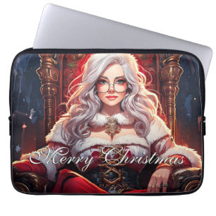 Funda Para Portátil La hermana más sexy de Santa Claus - Merry XMas 03