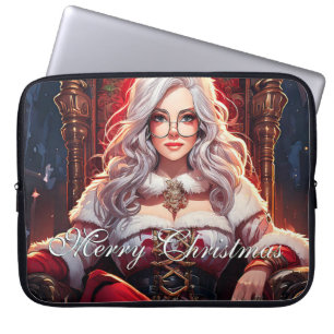 Funda Para Portátil La hermana más sexy de Santa - Feliz Navidad 03122