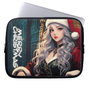 Funda Para Portátil La hermana más sexy de Santa María - Feliz Navidad