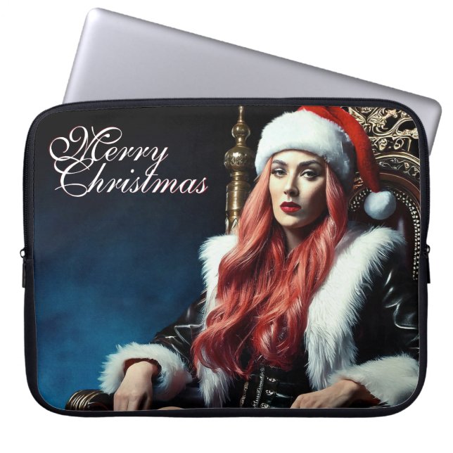 Funda Para Portátil La hermana más sexy de Santa María - Feliz Navidad (Frente)