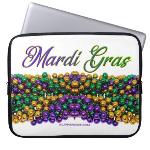 Funda Para Portátil La imagen icónica de SlipperyJoe con tema de Mardi
