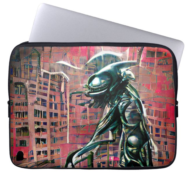 Funda Para Portátil La invasión de Alien (Frente)