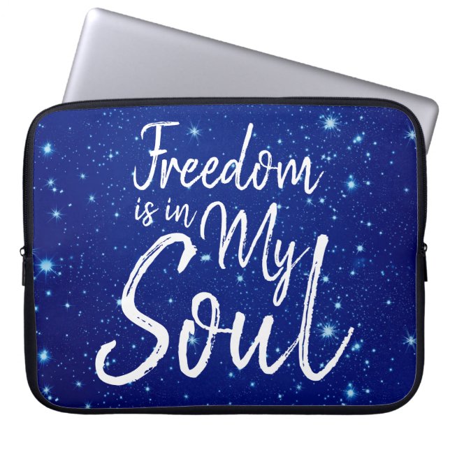 Funda Para Portátil La libertad está en mi alma (Frente)