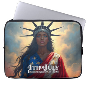 Funda Para Portátil La libertad se reimaginó - Un nuevo rostro de la l